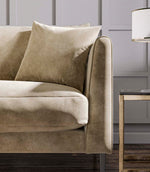 JF Vintage Velvet Fabric / Almond