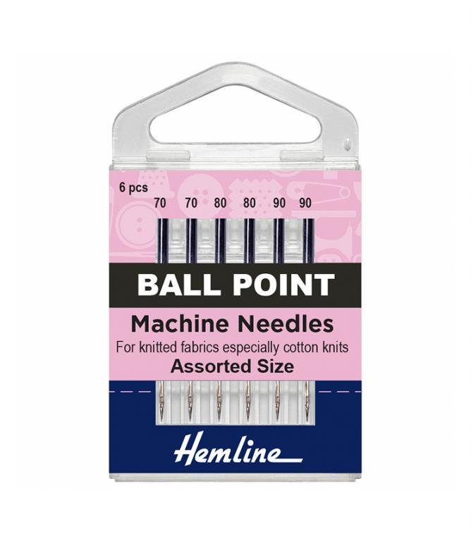 Ball Point Sewing Machine Needles - Just Fabrics