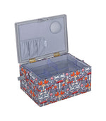 Woodland Toadstool Embroidered Lid Sewing Box - Just Fabrics