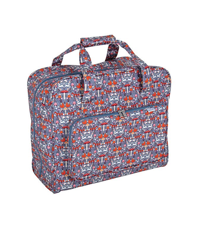 Woodland Toadstool PVC Sewing Machine Bag - Just Fabrics