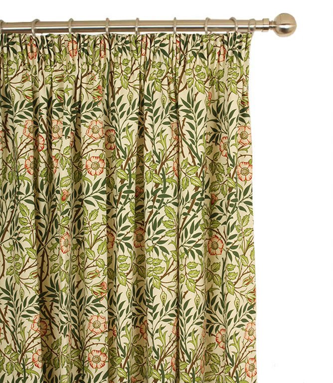 Sweet Briar Pencil Pleat Curtains - Just Fabrics