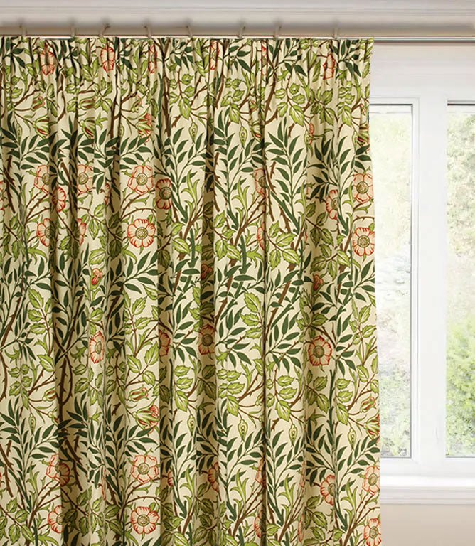 Sweet Briar Pencil Pleat Curtains - Just Fabrics