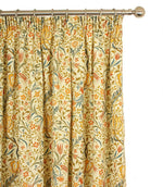 Flora Pencil Pleat Curtains - Just Fabrics