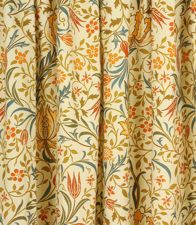 Flora Pencil Pleat Curtains - Just Fabrics
