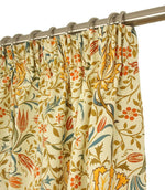 Flora Pencil Pleat Curtains - Just Fabrics