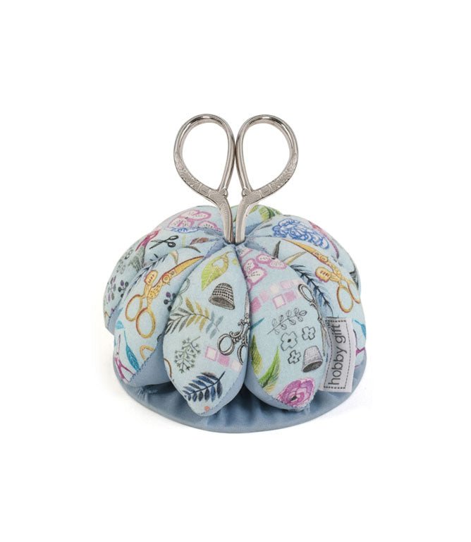 Pincushion with Scissors: Sewing Scissors - Just Fabrics