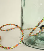 Corfe 67cm Recycled Glass Natural Multi Flex Lamp Base - Just Fabrics