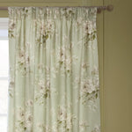 Adele Sage Pencil Pleat Curtains - Just Fabrics