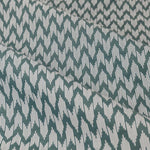 Hutton Blue Pencil Pleat Curtains - Just Fabrics