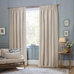 Hutton Linen Pencil Pleat Curtains - Just Fabrics