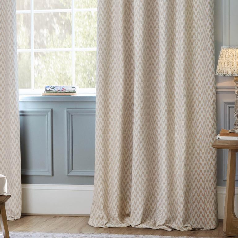 Hutton Linen Pencil Pleat Curtains - Just Fabrics