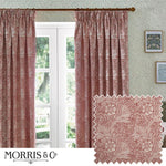 Marigold Russet Pencil Pleat Curtains - Just Fabrics
