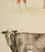 Couple of Cows Cushion Panel - Just Fabrics