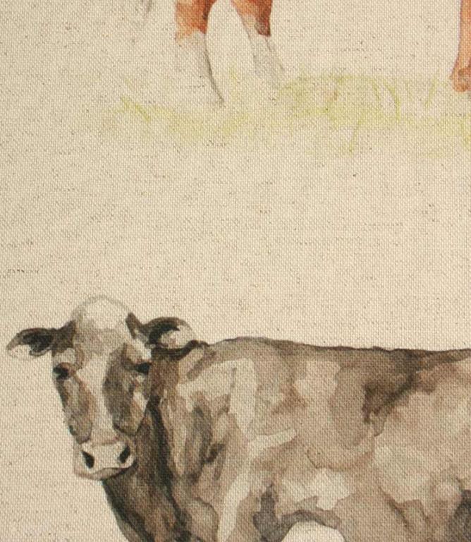 Couple of Cows Cushion Panel - Just Fabrics