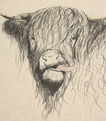 Tongue Sketch Cushion Panel - Just Fabrics