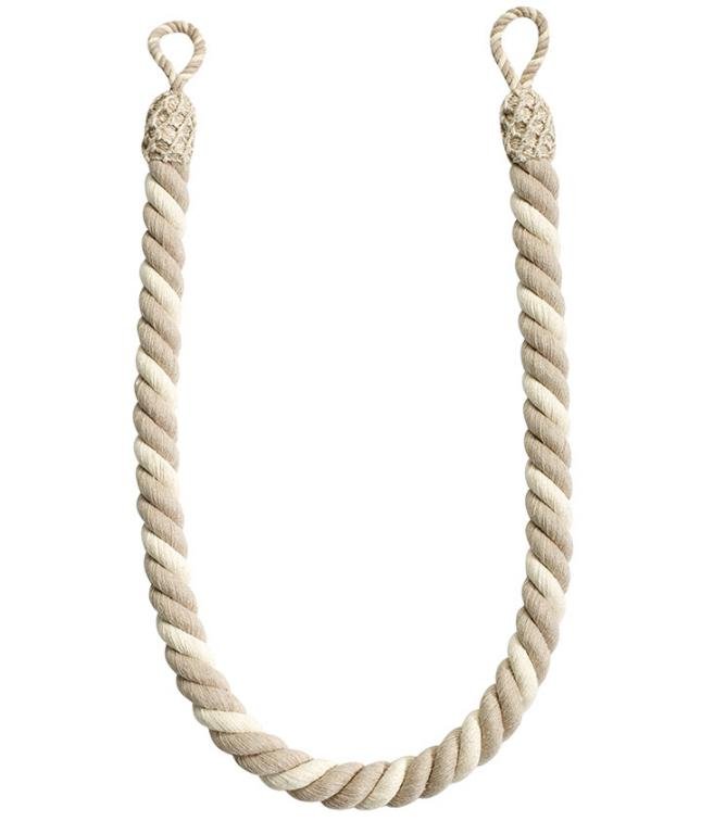 Naturals Rope - Cotton/Linen Tieback - Just Fabrics