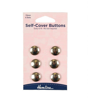 Self-Cover Buttons 15mm