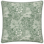 Marigold Leaf Green Cushion - Just Fabrics