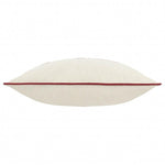 Marigold Embroidered Russet Cushion - Just Fabrics