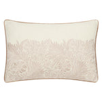 Marigold Embroidered Stone Cushion - Just Fabrics