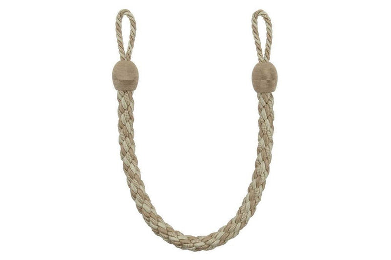 Reflections Sml Rope - Beige/Fawn Tieback - Just Fabrics