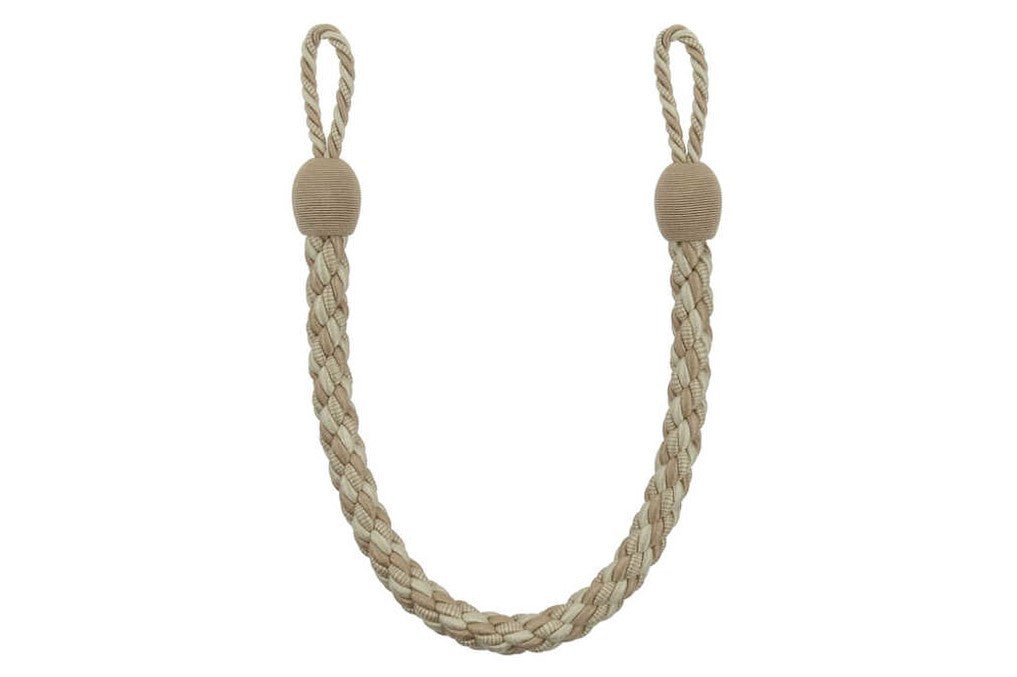Reflections Sml Rope - Beige/Fawn Tieback - Just Fabrics