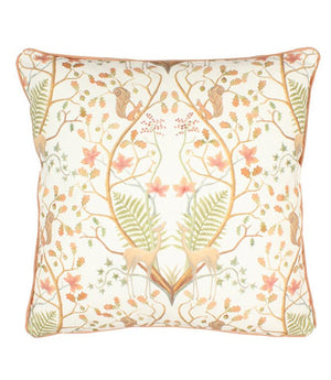 The Chateau Woodland Trail Cream Cushion