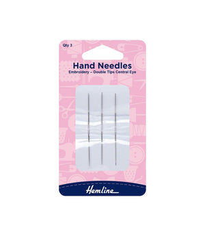 Hand Needles Embroidery, Double Tips