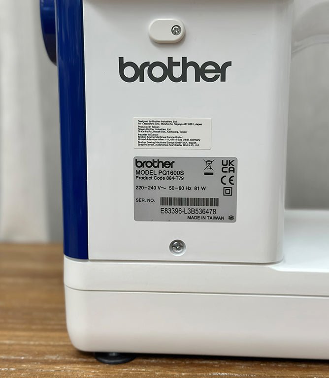 Brother PQ1600S Sewing Machine (Ex Demo) - Just Fabrics