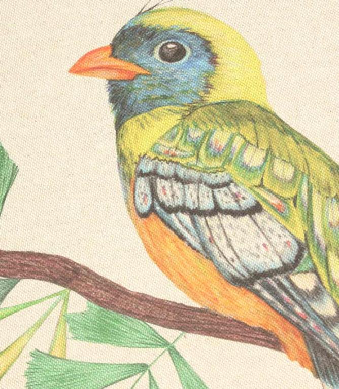 Mr Colourful Natural Cushion Panel - Just Fabrics