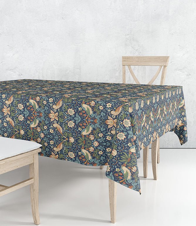 Strawberry Thief Navy - Just Fabrics