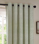 Striped Curtains - Hebden Eyelet Forest