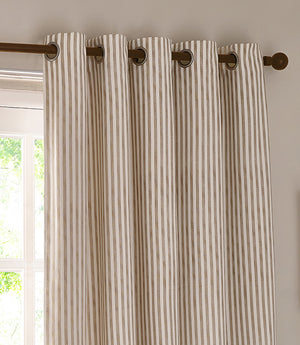 Hebden Natural Eyelet Curtains