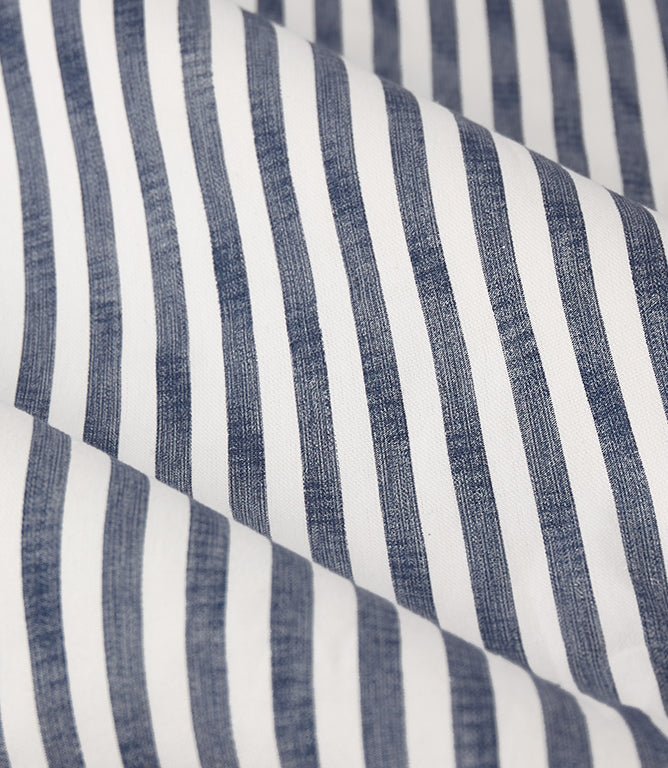 Hebden Navy Eyelet Curtains - Just Fabrics