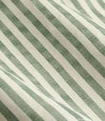 Striped Curtains - Hebden Pencil Pleat Forest