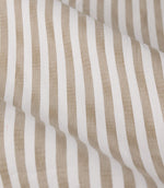 Striped Curtains - Hebden Pencil Pleat Natural