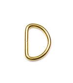 Metal D - Rings 20mm Gold - Just Fabrics