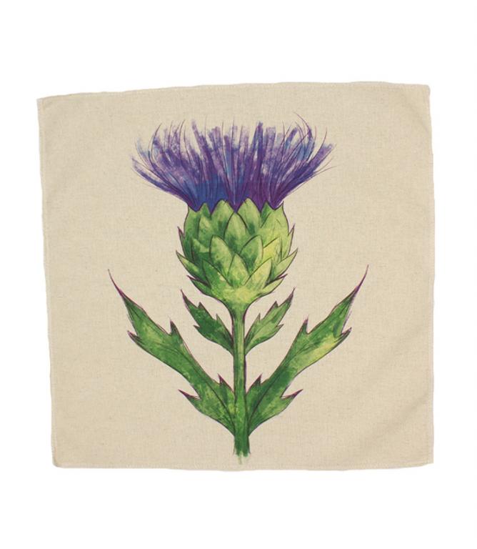 Cushion Panels - Thistle Panel Purple