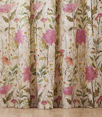 Delamere Blossom Pencil Pleat Curtains - Just Fabrics
