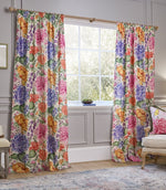 Idalia Fuchsia Pencil Pleat Curtains - Just Fabrics