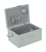 Woolly Pully Sheep Embroidered Sewing Box - Just Fabrics