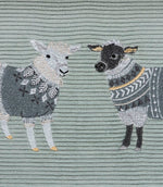 Woolly Pully Sheep Embroidered Sewing Box - Just Fabrics