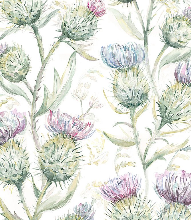Thistle Glen Spring Wallpaper - Just Fabrics