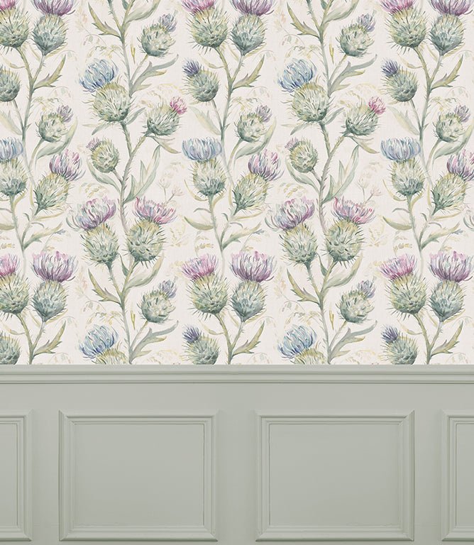 Thistle Glen Spring Wallpaper - Just Fabrics
