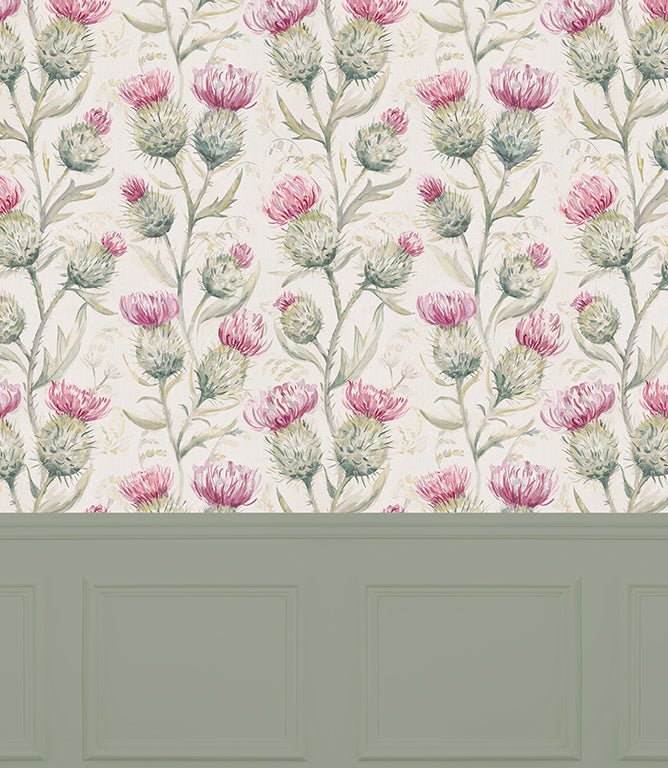 Thistle Glen Summer Wallpaper - Just Fabrics