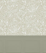 Cademuir Sage Wallpaper - Just Fabrics