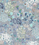Ailsa Cornflower Wallpaper - Just Fabrics