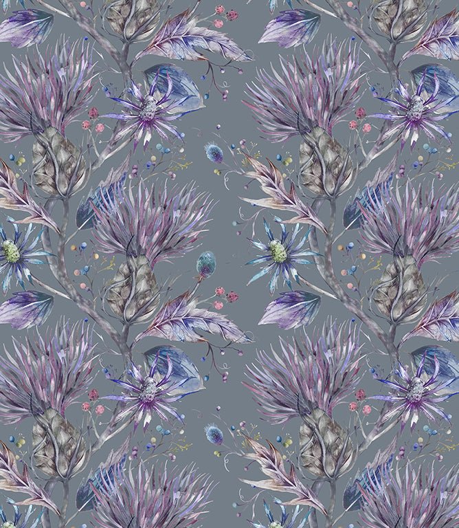 Elysium Storm Wallpaper - Just Fabrics