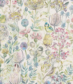 Morning Chorus Multi Wallpaper - Just Fabrics