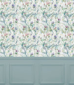 Cirsiun Damson Wallpaper - Just Fabrics